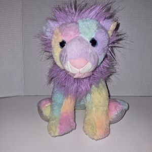 The Petting Zoo Ombre Lion Pastel Color Block Plush Toy Easter